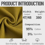 Rib Knit Fabric Manufacturer - Cotton Spandex 2x2 Soft