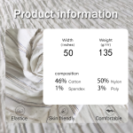 Nylon Cotton Fabric Supplier - 135GSM Solid Stripe Twill