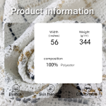 Tweed Fabric Manufacturer - 344GSM 100% Polyester Jacquard