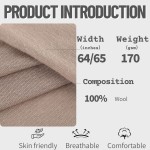 Merino Wool Fabric Factory - 170GSM 100% Merino Anti Pill