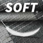 Polyester Cotton Fabric Factory - 210GSM Grey Twill Plaid