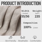 Pure Linen Fabric Factory - 235GSM Heavyweight Natural