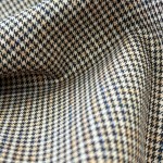 TR Fabric Supplier - Polyester Rayon Houndstooth Soft