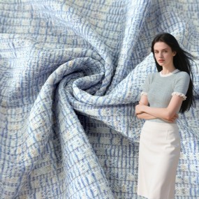 Stretch Fabric Factory - Knitted Striped Polyester Viscose