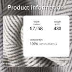Recycled Fabric Supplier - 430GSM Herringbone Warm Clothing