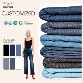 Blue Denim Manufacturer - Cotton Polyester 10OZ Stretch