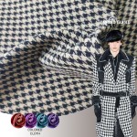 HoundStooth Fabric Supplier - 370GSM Polyester Rayon Spandex