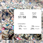 Tweed Fabric Manufacturer - 395GSM Polyester Nylon Acrylic