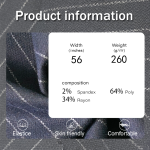 Recycled Fabric Manufacturer - 260GSM Spandex Polyester Rayon