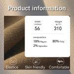 Women Dress Fabric Supplier - 310GSM Polyester Spandex Brown