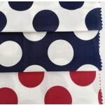 Organic Cotton Fabric Manufacturer - Big Polka Dots Woven