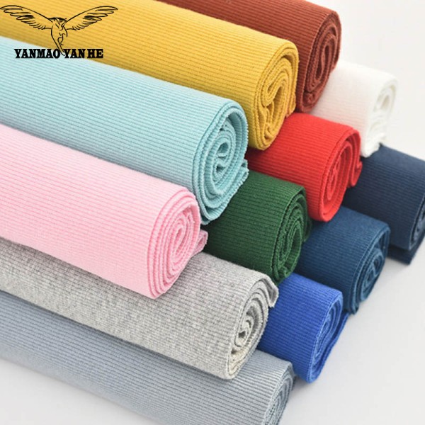 Ribbed Fabric Supplier - Cotton 2X2 Weft Knitted Stretch