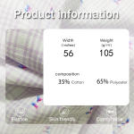 Recycled Fabric Manufacturer - 105GSM Recycled Plain Plaid