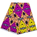 African Fabric Manufacturer - Double-Sided Geometric Batik