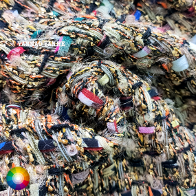 Tweed Fabric Manufacturer - 395GSM Polyester Nylon Acrylic