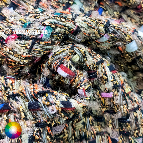 Tweed Fabric Manufacturer - 395GSM Polyester Nylon Acrylic