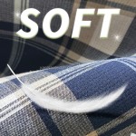 Plaid Fabric Manufacturer - 340GSM Rayon Polyester Soft