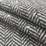 Wool Suit Fabric Factory - 410GSM Polyester Woven Soft