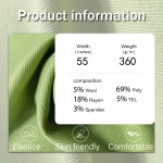 Blended Fabric Factory - 360GSM Polyester Rayon Plain