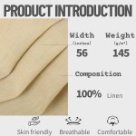 Gingham Fabric Manufacturer - 100% Linen 145GSM Lightweight