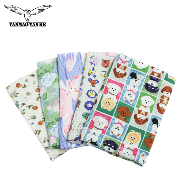 Crepe Fabric Manufacturer - Custom Printed Woven Floral Poplin