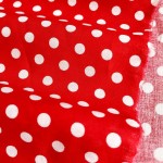Organic Cotton Fabric Manufacturer - Big Polka Dots Woven
