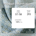 Recycled Fabric Factory - 293GSM Soft 100% Polyester