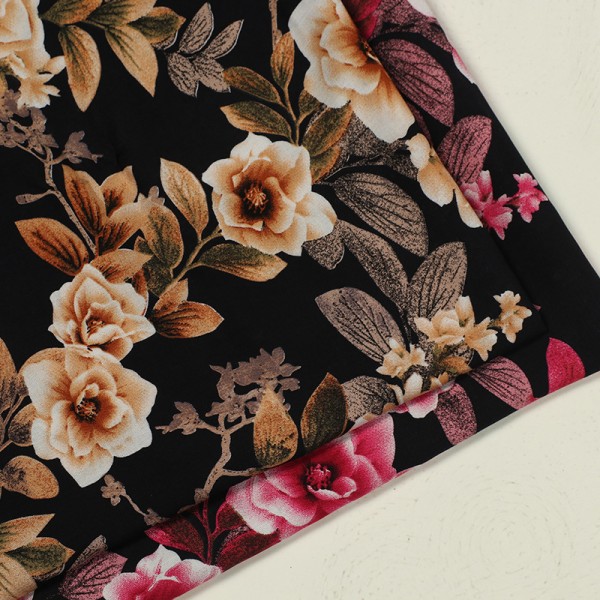 Women's Fabric Manufacturer - Custom Printed Floral Plain