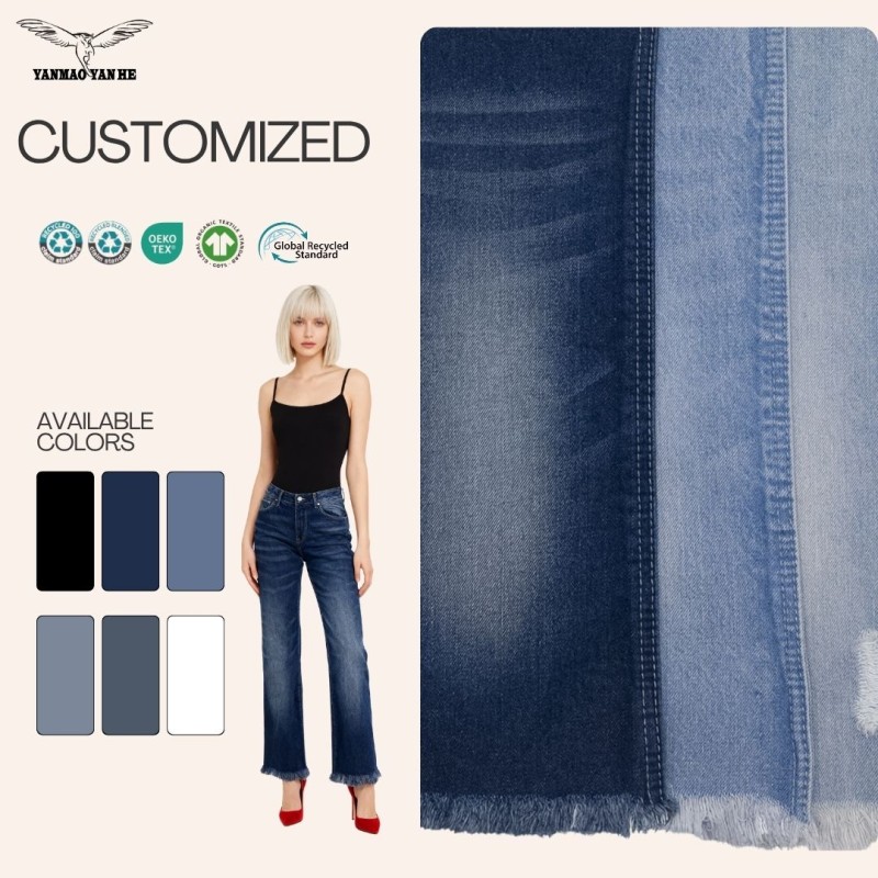 Twill Denim Manufacturer - 12.4OZ Cotton Polyester Blue