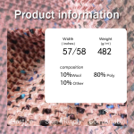 Tweed Fabric Manufacturer - Polyester Wool Blend Pink