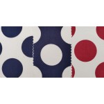 Organic Cotton Fabric Manufacturer - Big Polka Dots Woven