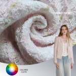 Yarn Dyed Fabric Factory - Multi-Color Polyester Tweed