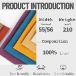 Linen Fabric Supplier - 100% Pure 210GSM Lightweight