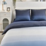 Bed Linens Set Manufacturer - Wholesale White Sky Blue Gradient