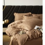 Bed Sheets Set Manufacturer - High Quality Solid Color Jacquard