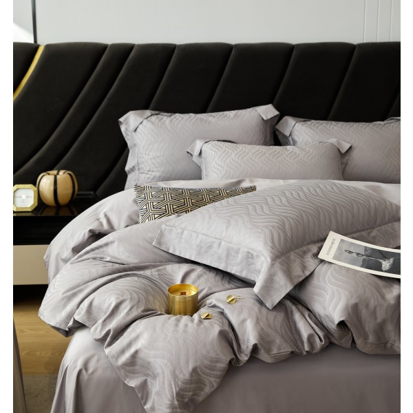 Duvet Cover Set Supplier - Best Selling 5 Star Hotel Jacquard