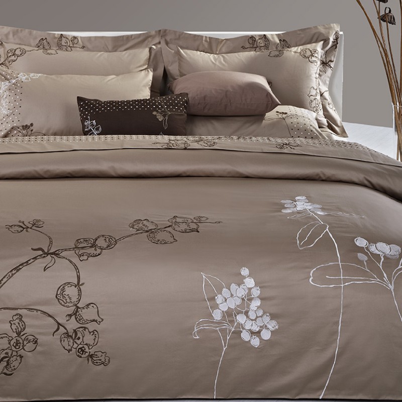 Bed Sheets Set Supplier - Premium Quality Hotel Embroidered
