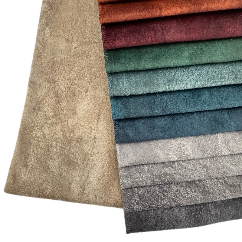 Sofa Fabric Manufacturer - Customized Warp Knitted Plain Style