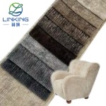 Multi-Color Jacquard Supplier - Veet Polyester Knit Sofa Fabric