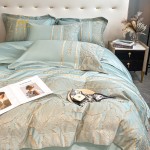 Quilt Cover Set Factory - 100% Cotton 4-Piece Luxury Curtain