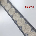 Embroidered Fabric Supplier - 100% Cotton Monsoon Edge Trim