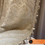 Jacquard Curtain Factory - French Romantic Light Luxury Fabric