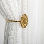 Drapery Holdback Factory - 2PCS Pure Brass Tie Back Hook