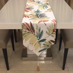 Table Runner Supplier - American-Style Banana Leaf Embroidery