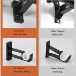 Hotel Curtain Rod Factory - Hollow Pipes Brass Hardware