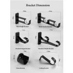 Metallic Curtain Poles Factory - Living Room Simple Long White