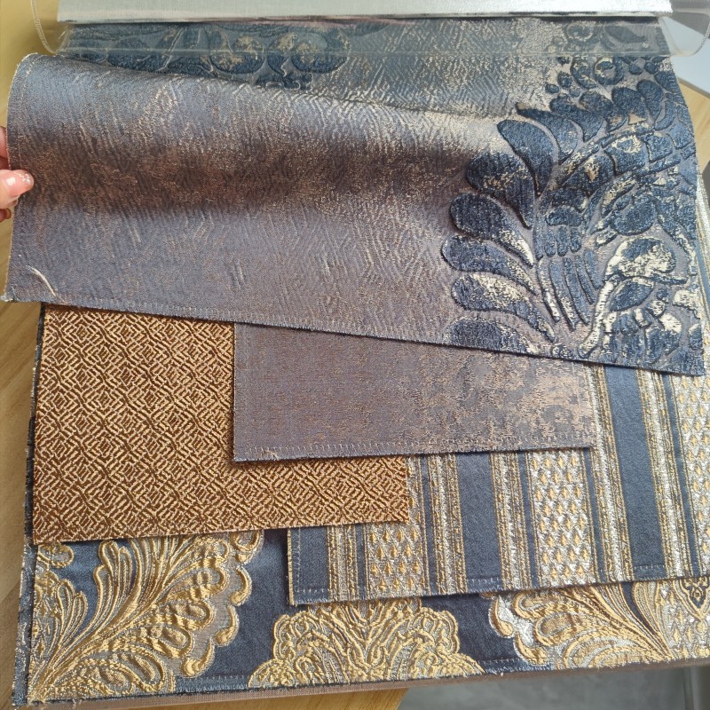 Gold Jacquard Drapery Factory - Unique Quality Embroidery