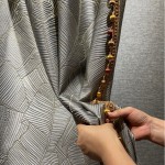 Window Tulle Curtains Factory - High-end Embossed Jacquard