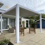 Aluminum Pergola Factory - Louver Adjustable Rainproof Roof
