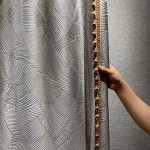 Window Tulle Curtains Factory - High-end Embossed Jacquard